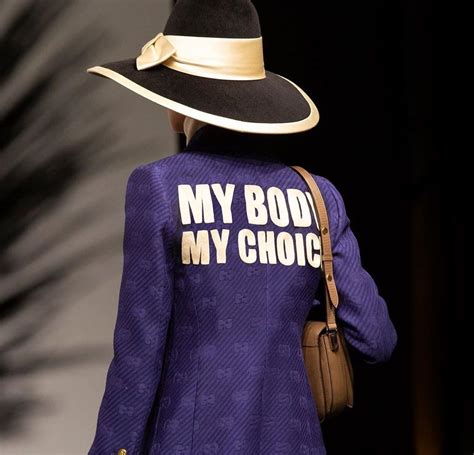 gucci 2020 collection my body my choice|Gucci Advocates for Women's Abortion Rights With Cruise 2020 .